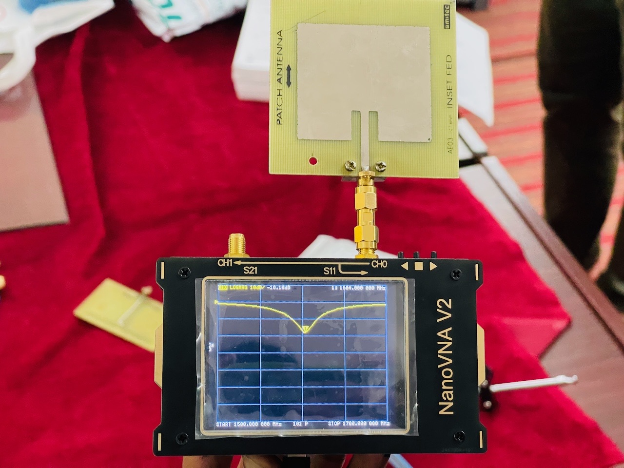 S11 Parameter Analysis of Patch Antenna